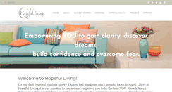 Desktop Screenshot of hopefulliving.com